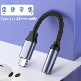 USB-C to 3.5mm Audio Adapter: Premium Sound for Samsung Xiaomi LG