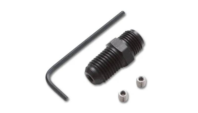 Vibrant -4AN x 7/16-24" Oil Restrictor Fitting Kit w/ 2 additional Brass Jets 10287