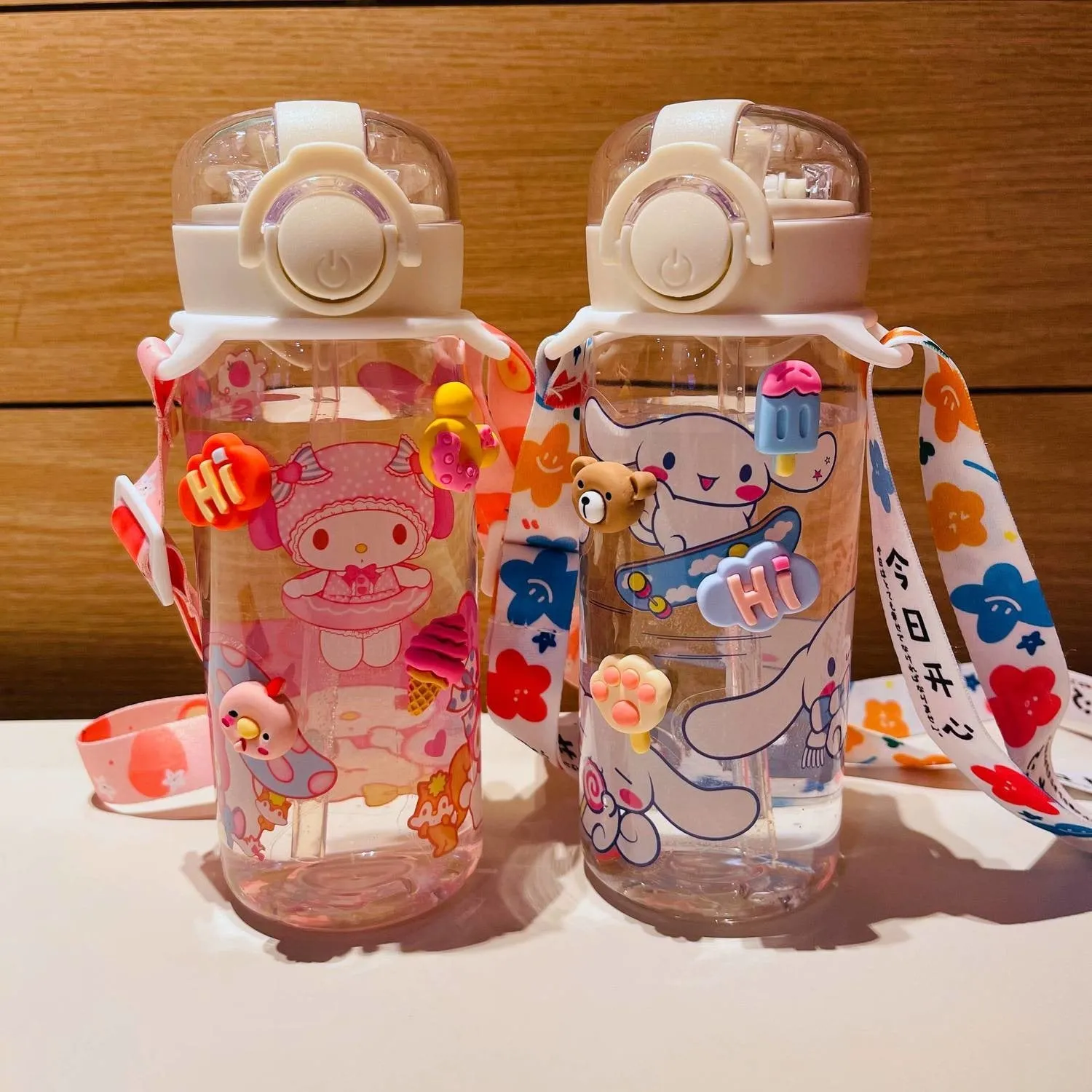 White Kawaii Sippies