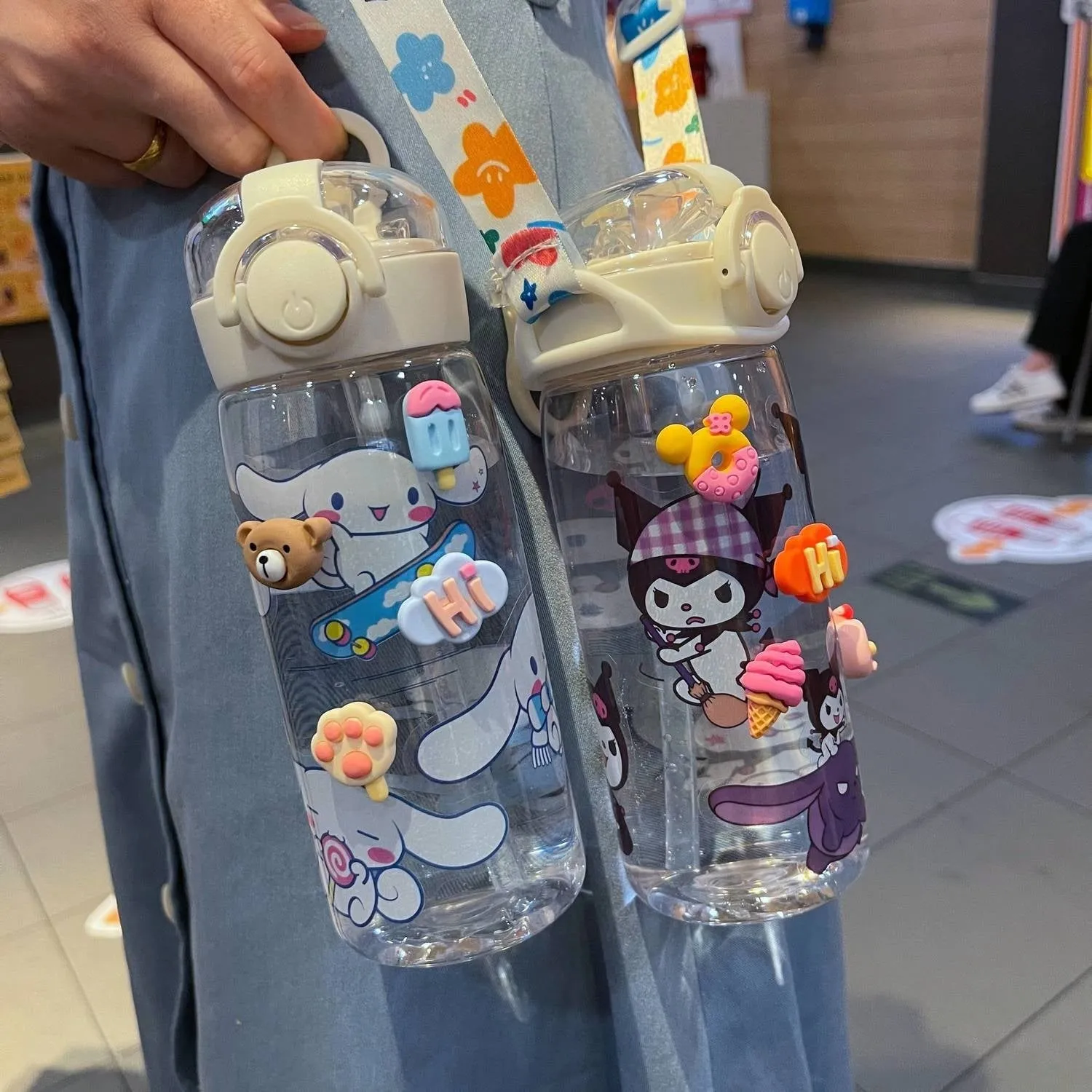 White Kawaii Sippies
