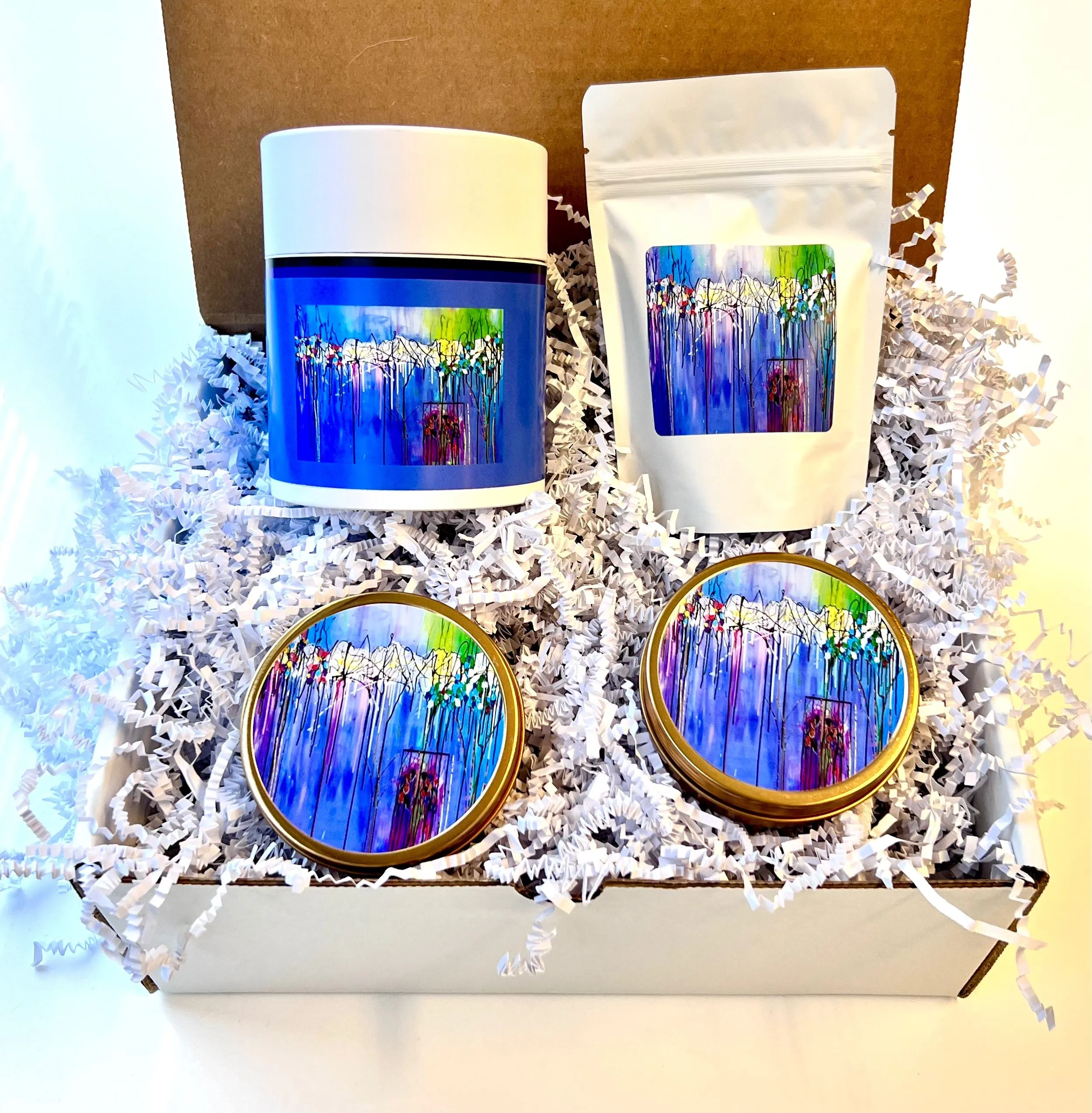White Tea Spa Day Set - "Tulips" by Anna Feneis