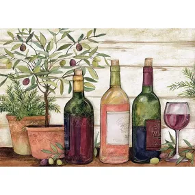 Wine Glass  - Full Round Diamond - 40x30CM