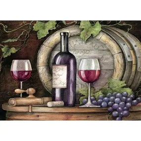 Wine Glass  - Full Round Diamond - 40x30CM