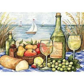 Wine Glass  - Full Round Diamond - 40x30CM