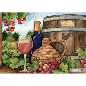 Wine Glass  - Full Round Diamond - 40x30CM