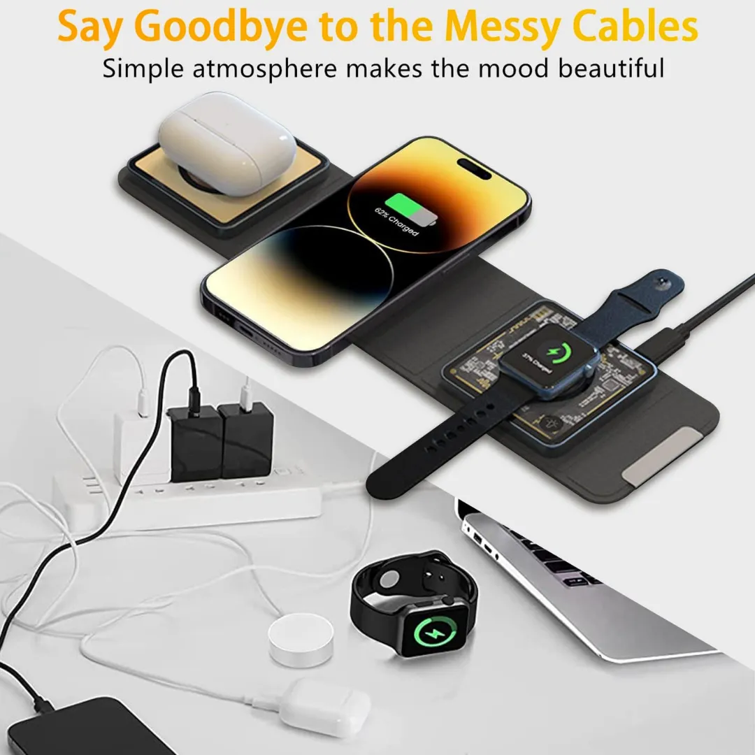 WiWU Wi-W001 3 in 1 wireless charger