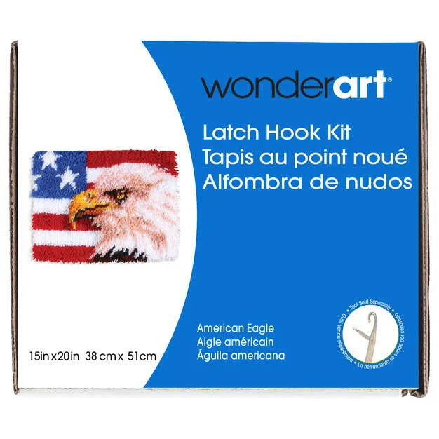 WonderArt American Eagle Kit 15" x 20", Discontinued items