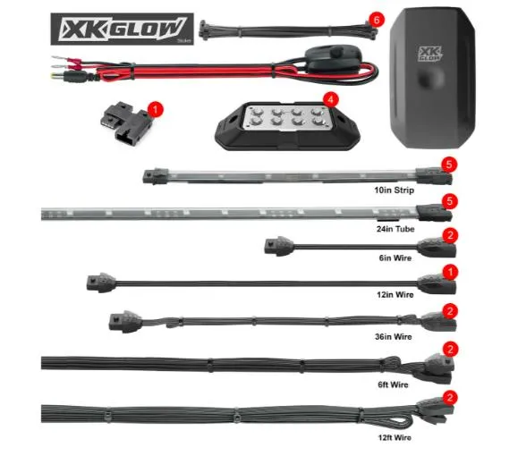 XK Glow XKchrome LED Underglow Light Kit For Polaris Slingshot  XK-SLING-STA