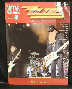 ZZ Top Guitar Play-Along Volume 99 TAB Songbook Audio Online